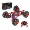 SNADER Araignée Voiture télécommandée RC Araignée Monster Truck 4WD 2,4 GHz Rotation à 360 ° Crawler Stunt Car Véhicule tout-