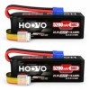 HOOVO 6S 5200mAh RC Batteries 22,2V 60C LiPo Batterie avec Prise EC5 pour Hélicoptère RC Avion RC Hélicoptère Aligner Avion H