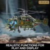 URGEAR Technic Ka-27 Kit de Construction dHélicoptère Militaire - Modèle davion de Collection pour Adultes, Compatible avec