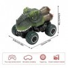 Gobesty Monster truck télécommandé - Jouet de voiture dinosaure - Pour enfants - Jouet de Noël - Cadeau danniversaire pour g