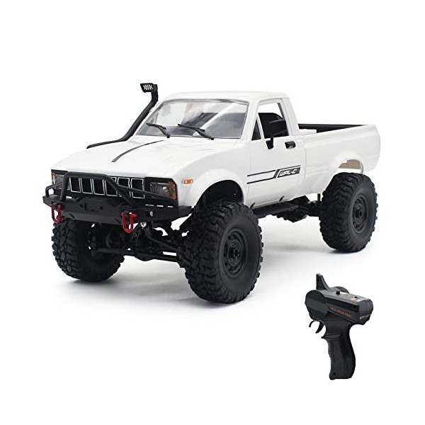 Mostop RC Crawler 1/16 Échelle 4WD Offroad Pickup Escalade Véhicule Vitesse Modèle Jouet, C24-1 Throttle & Steering Control R