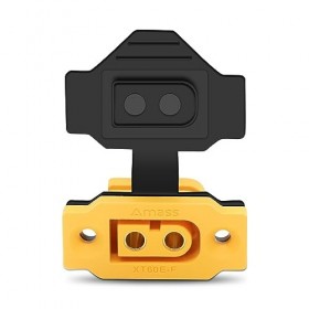 APKLVSR Lot de 4 Paires connecteurs encastrés XT60BE-F à Courant élevé avec Capuchon, fiche XT60H avec Capuchon en Caoutchouc