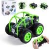 Thedttoy Mini voiture télécommandée pour garçon fille 2,4 GHz RC Stunt Auto 360 ° Flips, 4WD Monster Truck 5 canaux Offroad V