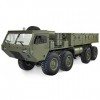 Amewi 22389 U.S. Camion Militaire 8x8 1:12 avec Surface de Chargement