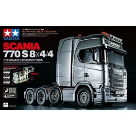 Tamiya 56371 1:14 RC Scania 770S 8 x 4/4 – Kit à Assembler, Camion radiocommandable, Camion, Camion, Jouet de Construction, m
