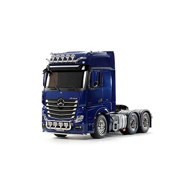 Tamiya- RC MERC Benz ACTROS Bleu Modèle radiocommandé, 56354, Non renseigné