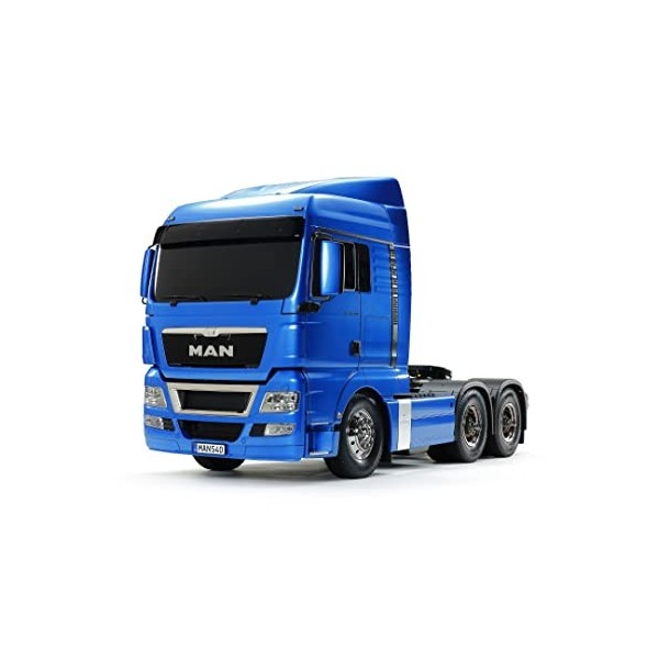 TAMIYA 56370 RC Man TGX 26,540 m Bleu Clair radiocommandé, modélisme, échelle 1:14, kit de Construction, Camion, Loisirs, Bri