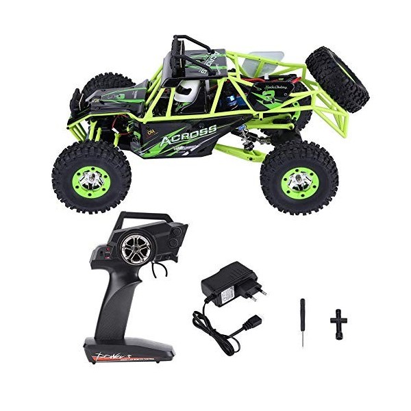 VGEBY Voiture télécommandée, 4WD Grande Taille RC Rock Crawler Voiture électrique RC avec Camion télécommandé véhicule Hors R