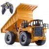 Top Race Télécommande Digger Dump Truck Entièrement Fonctionnel RC Tracteur Télécommande Tracteur 5 Canaux Digger Jouets avec