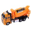 TURBO CHALLENGE - Camion Toupie - Vehicules dInterventions - 022921-1/38 - Véhicule Rétro-Friction - Orange - Métal - À Part