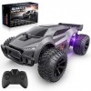 Baztoy Voiture Telecommandé Tout Terrain Jouet Garçon Interactif Voiture Cars Voiture de Course Haute Vitesse RC Crawler Cami