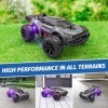 Baztoy Voiture Telecommandé Tout Terrain Jouet Garçon Interactif Voiture Cars Voiture de Course Haute Vitesse RC Crawler Cami