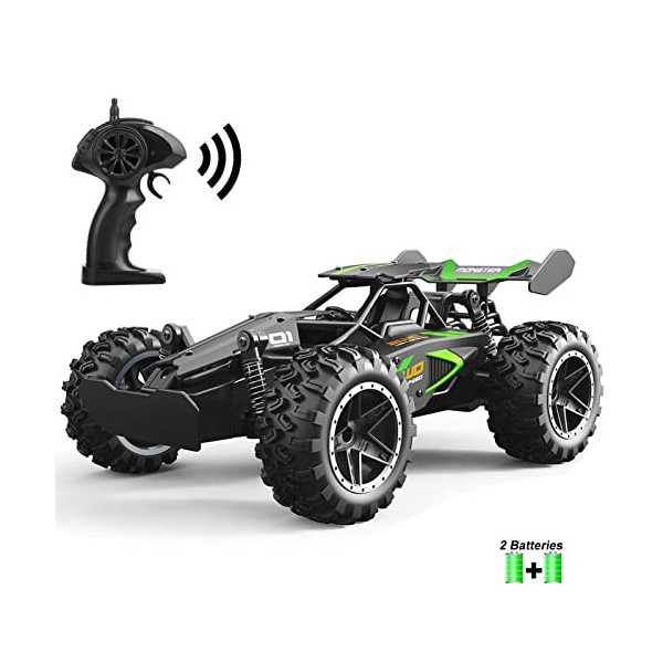 SZJJX RC Voiture Télécommande Jouets pour Enfants Voitures en Alliage 2WD 2.4 GHz Camion 15+KM/H Haute Vitesse Voiture de Cou