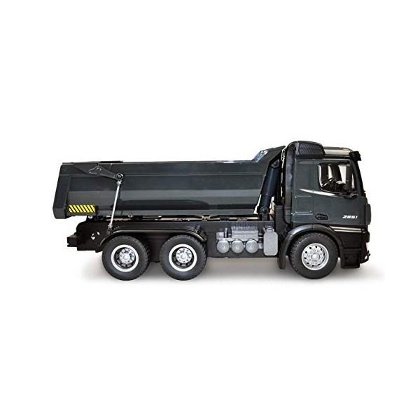 Amewi 22504 Benz Mercedes Camion, carrosserie en métal V2, véhicule sous Licence radiocommandé RTR, 2,4 GHz, avec Batterie su