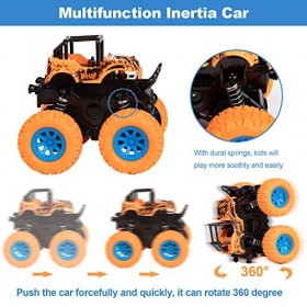 MOOKLIN ROAM Inertie RC Voiture Télécommandée pour Tout-Petits, Voiture de Course à Quatre Roues, Rotation à 360 Degrés Camio