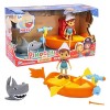 Giochi Preziosi Pinocchio-Le Bateau De Pirates avec Personnage Pinocchio Et Requin Inclus pour Les Aventures Excitantes, pour