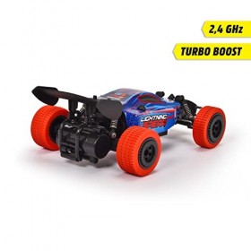 Dickie - RC Lightning Spear - Buggy Radiocommandé 22cm - Telecommandé - Fonction Turbo - Echelle 1/24ème - Dès 6 Ans - 201105