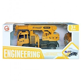 JUINSA- Camion Grua radiocommande 7 Fonctions 19 cm, 700752, Multicolore