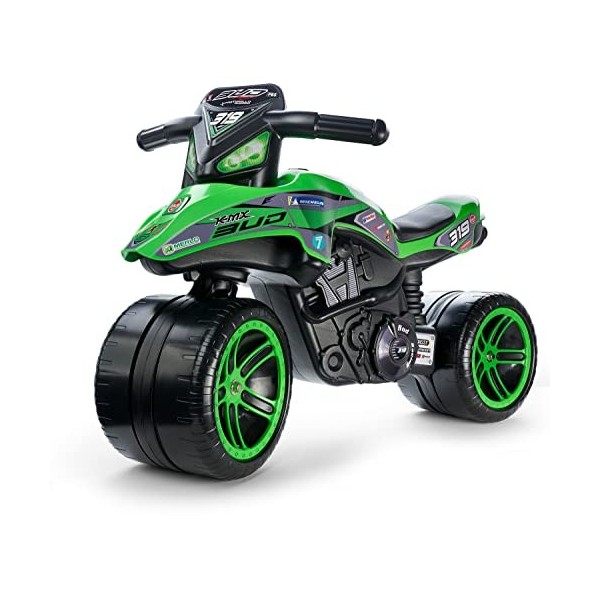 Falk- Porteur Moto Bud Racing Moto & Quads, 502KX, Vert