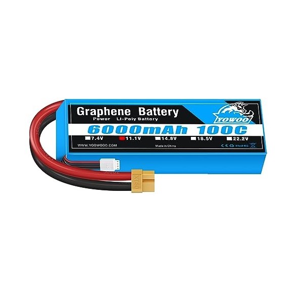 Rc Lipo Batterie 7.4v 11.1v 14.8v Pour Rc Jouets Bateaux de