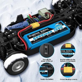 YOWOO Batterie Graphene 3S 11.1V 6000mAh 100C Batterie LiPo avec Prise XT60 pour hélicoptère RC Avion, multirotor, Bateau, Ca