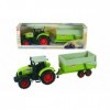 Dickie - 203475507 - Véhicule Miniature - Tracteur + Remorque Claas