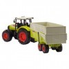 Dickie - 203475507 - Véhicule Miniature - Tracteur + Remorque Claas