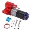 Alomejor Bote de Vitesses de Moteur RC 370 Bote de Vitesses de Transmission RC pour Camion WPL B1 B-1 C14 C-14 1/16 RC Bleu 