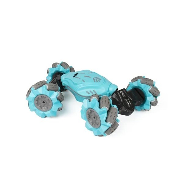 CMJ RC Cars Convertible Stunt Car 4WD 2.4GHz Double Sided Rotating Off Road Vehicle 360° Flip, Rechargeable Toy Car for Boys 