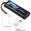 Zeee RC Batterie 7,2V 3600mAh NiMH Batterie pour RC Voiture RC Camion RC Hobby 2 Paquets 