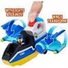 Paw Patrol, Jet to The Rescue Deluxe Transforming Spiral Rescue Jet with Lights and Sounds