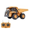 HUIOP Pelle télécommandée, RC Excavator 1/20 2.4GHz 11CH RC Construction Truck Engineering Vehicles Jouets éducatifs pour Enf