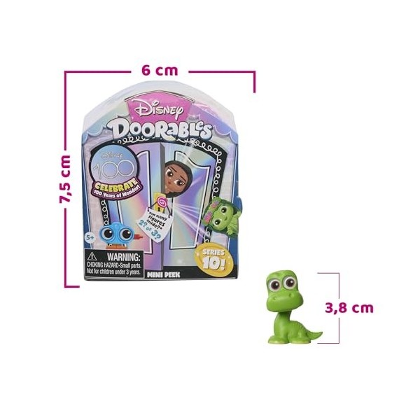 DOORABLES Disney, Coffret Mini Peek avec 2 ou 3 Figurines Surprises, Nouvelle série Disney 100, 80 Personnages à Collectionne