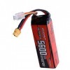 Sunpadow - Batterie LiPo 3S 11,1 V 5600 mAh 70 C - Avec connecteur XT60 - Pour véhicules RC - Camion citerne, bateau, course,