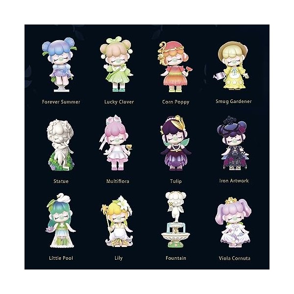 Rolife Nanci Secret Garden Collection Action Figurines Design Premium Blind Box Collectable Art Jouet Fille Noël Anniversaire