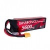 SANKAKU 3S Batterie LiPo 11.1V 120C 5600mAh Lipo Coque Rigide avec Prise XT60 pour véhicules télécommandés,Camion,réservoir,B