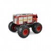 Amewi Monster 22481 Camion de Pompiers télécommandé 1:18 avec éclairage LED Rouge