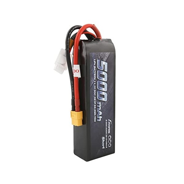 Gens Ace Batterie Lipo 3S RC 50C 11.1V 5000mAh Batterie Lipo Soft Back avec connecteur XT60 pour RC Voiture Camion Bateau Avi