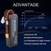 Gens Ace Batterie Lipo 3S RC 50C 11.1V 5000mAh Batterie Lipo Soft Back avec connecteur XT60 pour RC Voiture Camion Bateau Avi