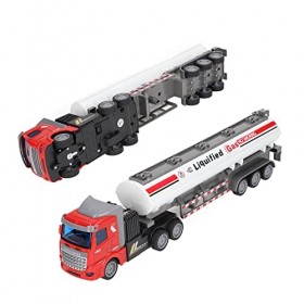 PENO Camion Semi-Huile RC, Camion-citerne à Huile télécommandé à échelle 1:48 pour Un Usage Domestique pour Les Enfants de 3 