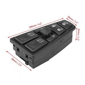 Interrupteur principal de commande de vitre électrique pour camion FH12 FH13 FM VNL 20752918 21543897