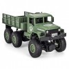 OBEST Camion Militaire 2,4 GHz Tout-Terrain RC 4WD RC Voiture,Jouet Cadeau pour Les Enfants de 6 à 12 Ans