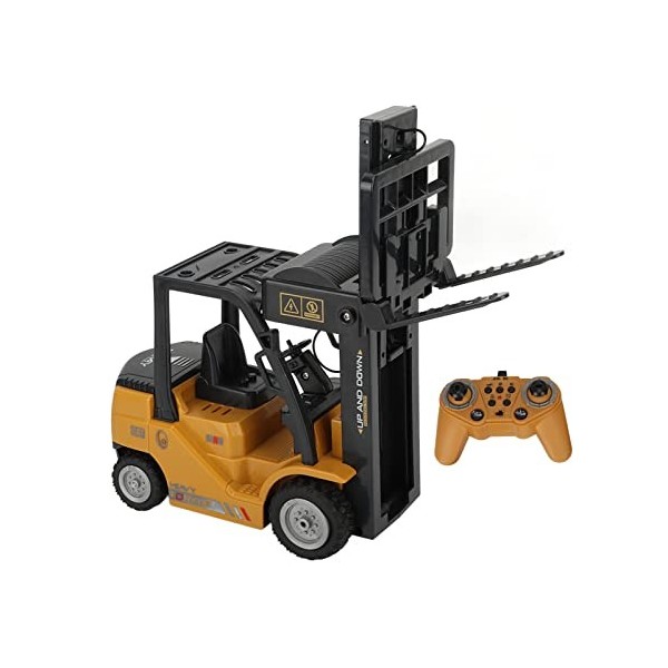 Ozgkee 2.4GHZ RC Chariot Élévateur Construction Camion Pulvérisation Réaliste Résistance Aux Chocs RC Construction Véhicule J