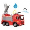 LENA- Feuerwehr GIGA Trucks Arocs, Camion de Pompiers géant denviron 66 cm, avec réservoir de 1,5 litres et Canon à Eau jusq