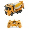 Mondo Motors- Mercedes AROCS betonniere, Camion, Enfants, 63513, Orange, 1:20