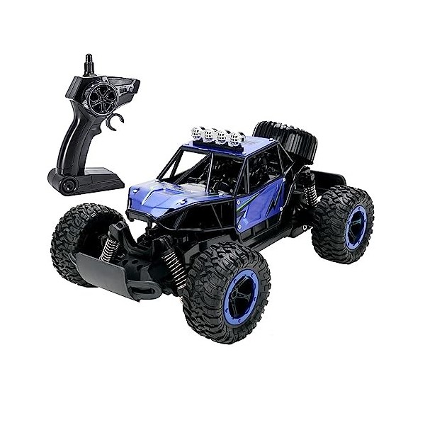 WESTN Camion RC avec Boîtier en Métal, Camion Monstre Tout-Terrain RC 2.4G, Camion Tout-Terrain RC pour Garçons À Léchelle 1
