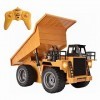 XIAOKEKE Camion Radiocommandé À Benne Profonde Dump Truck Édition 2,4 Ghz, Surface De Chargement Basculante Et Bien Plus Enco