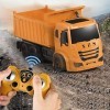 ZHLFDC Cadeau de Jouet 2.4GHz Télécommande Dump Truck 7-Channel Télécommande sans Fil Transport Camion Camion Camion Jouet Jo