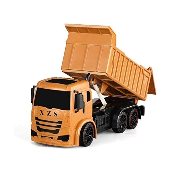 ZHLFDC Cadeau de Jouet 2.4GHz Télécommande Dump Truck 7-Channel Télécommande sans Fil Transport Camion Camion Camion Jouet Jo