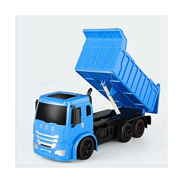 Véhicule de transport de simulation de jouet de camion à benne basc
